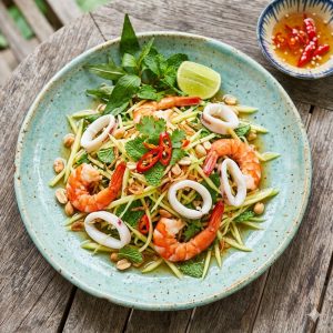 Green Mango With Seafood